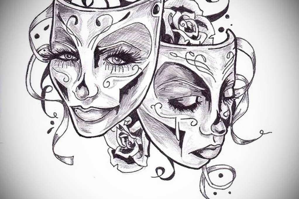 Тату ескізи маски