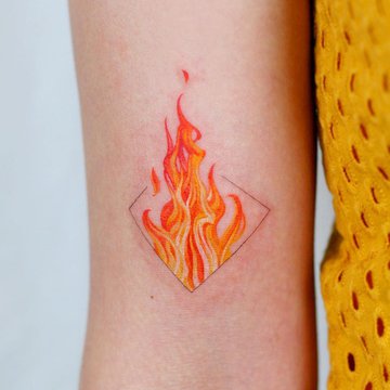 Тату ескізи вогню
