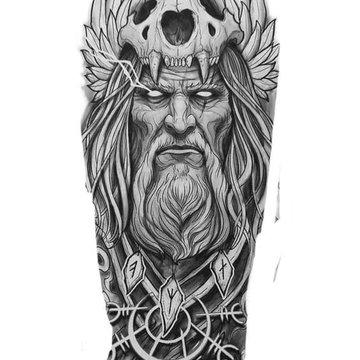 Тату скандинавські руни