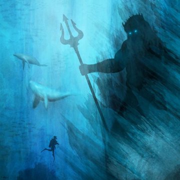 Тату-ескіз Нептун