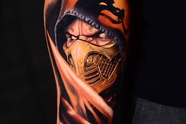 Mortal Kombat тату