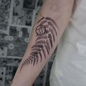 Тату папороть