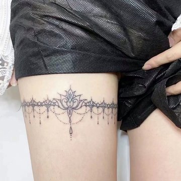 Тату эскизы подвязок