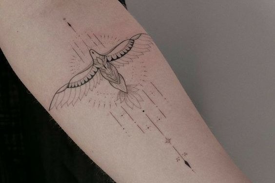 тату в стилі файн лайн