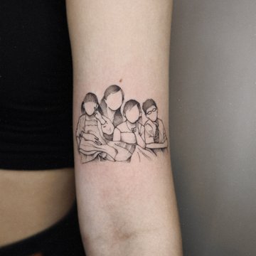 тату на честь сім’ї