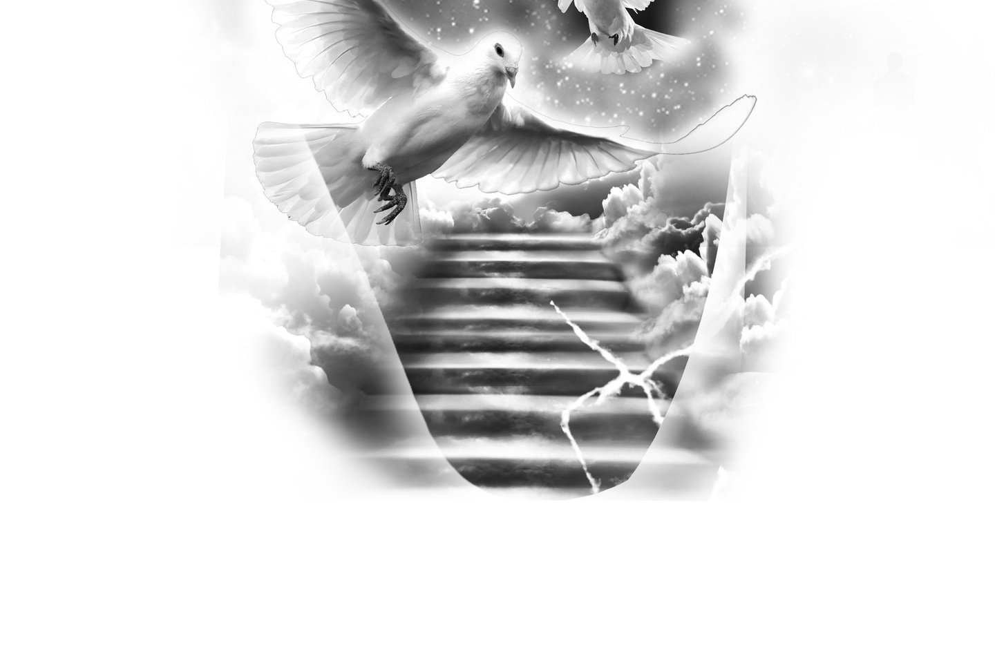 Тату-ескіз сходи