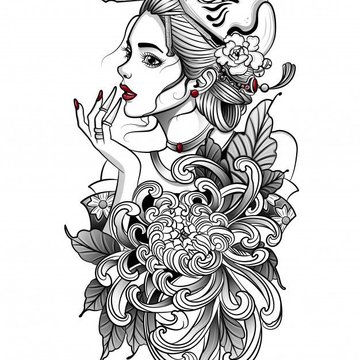 Тату-ескізи "орієнтал"