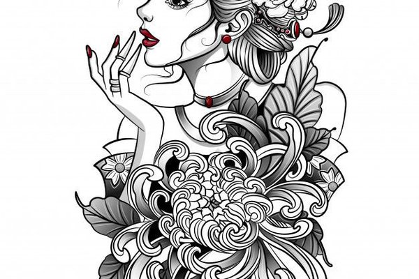 Тату-эскизы "ориентал"