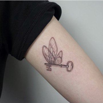 Тату ескізи ключ
