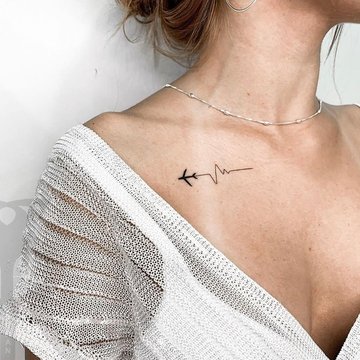 Тату-эскизы самолет