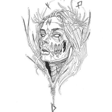 Тату скандинавські руни