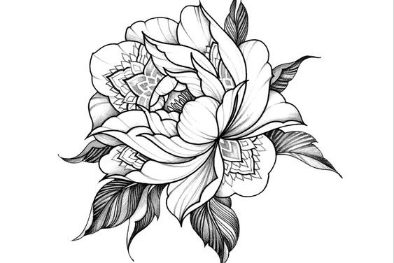 Тату-ескізи "Квіти"