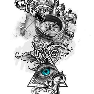 барокко татуировка