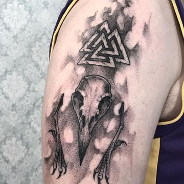 Татуировка Валькнут