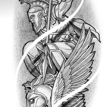 Тату ескізи гладіаторів