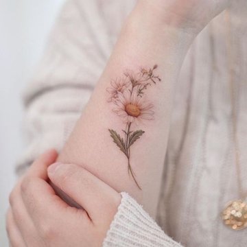 татуировка Маргаритки