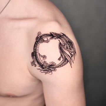 Уроборос Тату
