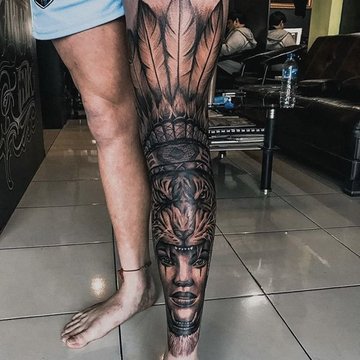 Тату эскизы индейца