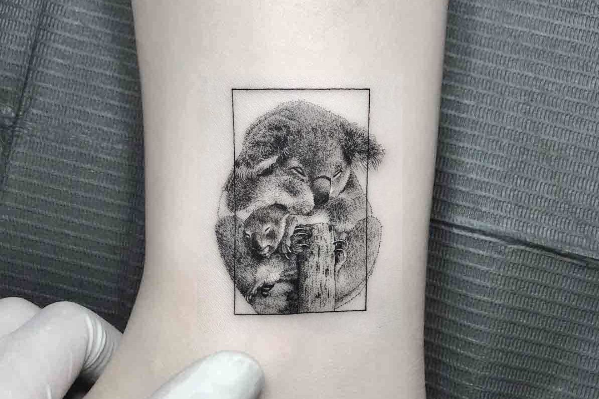 Тату-ескіз коала