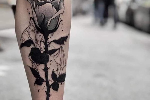 Тату эскизы розы