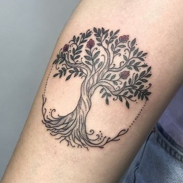 Тату эскизы дерево