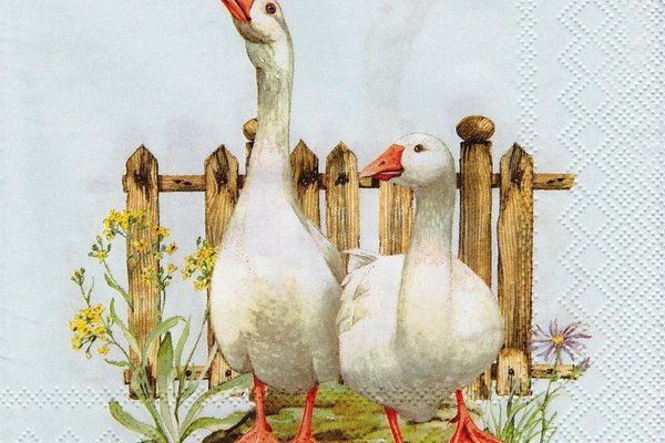 Тату-эскиз гусь