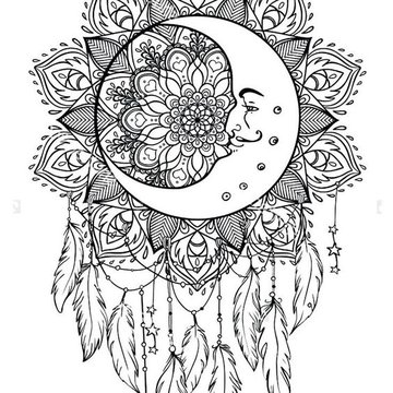 тату эскиз ловец снов