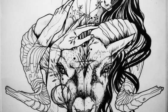 Тату ескізи баран