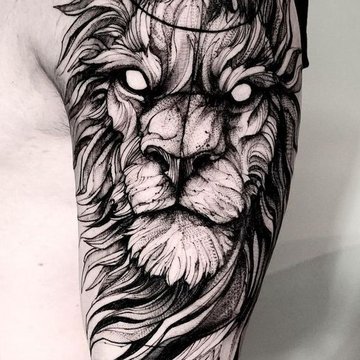 тату знак Зодіаку Лев