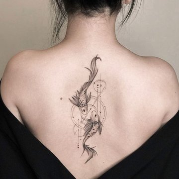 Тату ескізи коропа коі