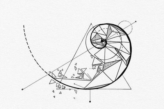 Тату-эскизы спирали