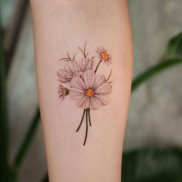 татуювання Маргаритки