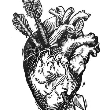 Тату-ескізи серця