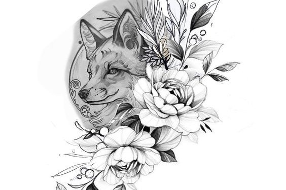 Тату ескізи лисиця
