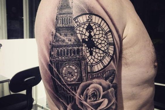 Тату-ескіз Біг-Бен