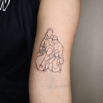 тату на честь сім’ї