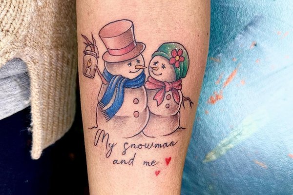 рождественские татуировки