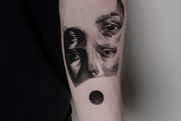 глітч-арт тату