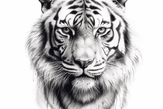 Тату ескізи «Тигр»