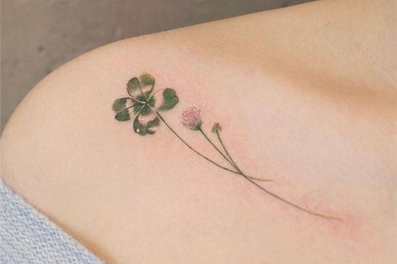 Тату ескізи з конюшиною