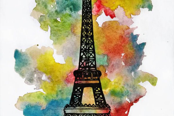 Тату-ескізи "Ейфелева вежа"