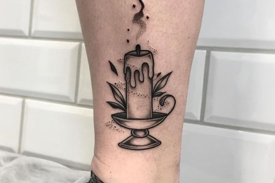 Тату-ескіз "Свіча"