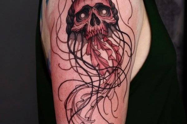 Тату-ескіз медуза
