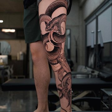 Тату эскизы змея