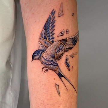 Тату эскизы ласточка