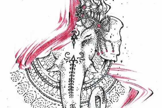 Тату эскизы ганеши