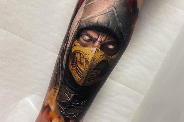 Mortal Kombat тату