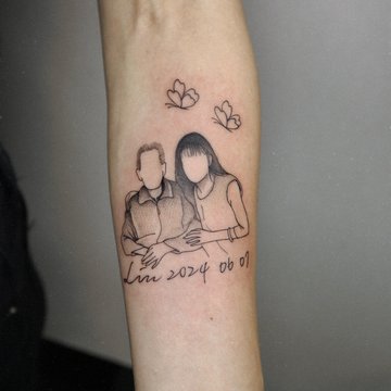 тату на честь сім’ї