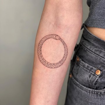 Уроборос Тату