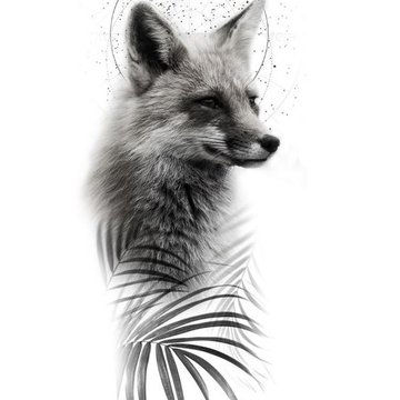 Тату ескізи лисиця